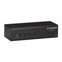 KVM-Switch – 2-/4-Port DisplayPort 1.2, 4K 60 Hz Dual-Monitor,, USB 3.0 Hub, Audio