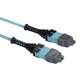 MTP OM3 Fiber Optic Trunk Cable - Plenum, 24-Strand, Cross-Pinned